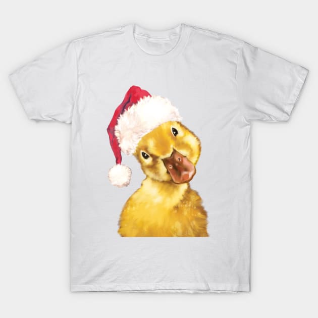 Christmas Baby Duck T-Shirt by bignosework